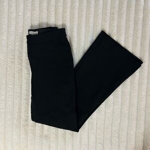 H&M Black High-Waisted Flared Pants